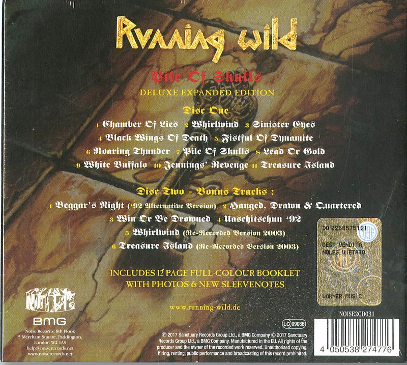 Running Wild - Pile Of Skulls (Expanded Version) Cd 4050538274776