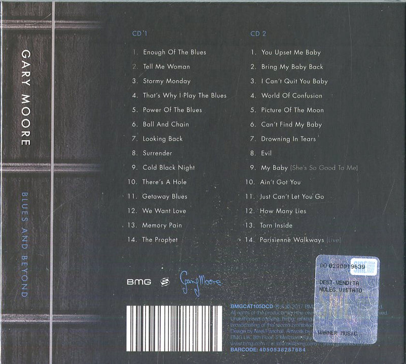 Moore Gary - Blues And Beyond Best CD 4050538287684