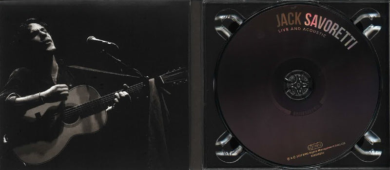 Savoretti Jack - Live And Acoustic Cd 4050538319231