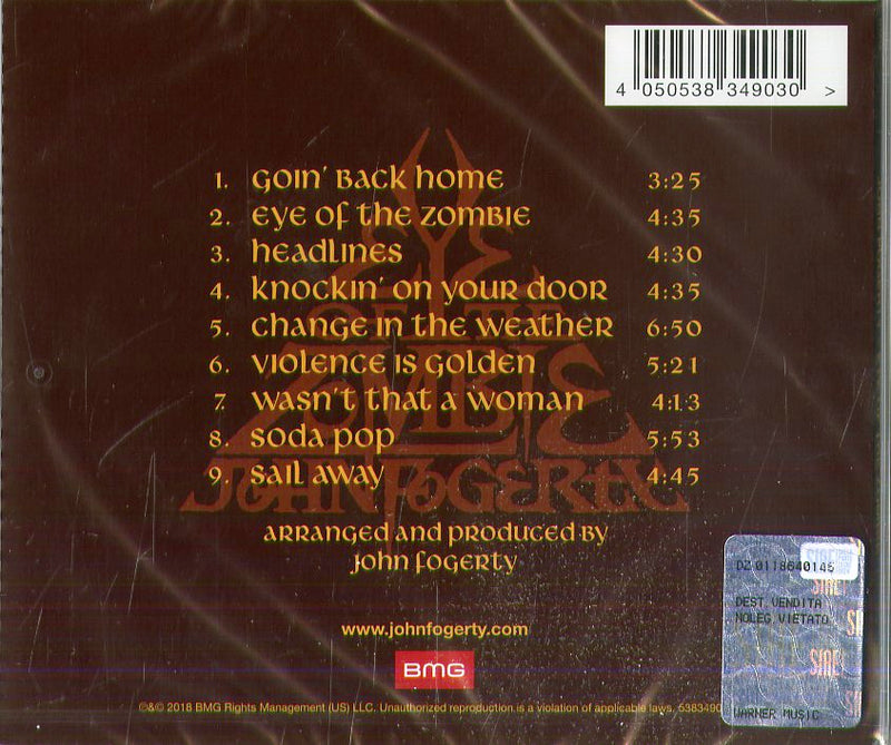 Fogerty John - Eye Of The Zombie Cd 4050538349030
