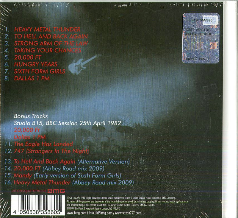 Saxon - Strong Arm Of The Law Cd 4050538358605