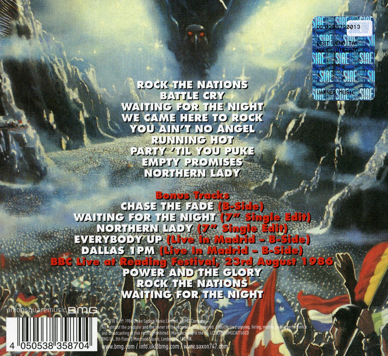 Saxon - Rock The Nations Cd 4050538358704