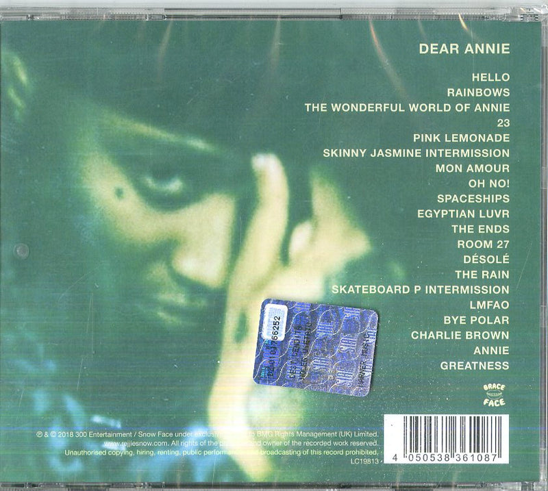 Rejjie Snow - Dear Annie Cd 4050538361087
