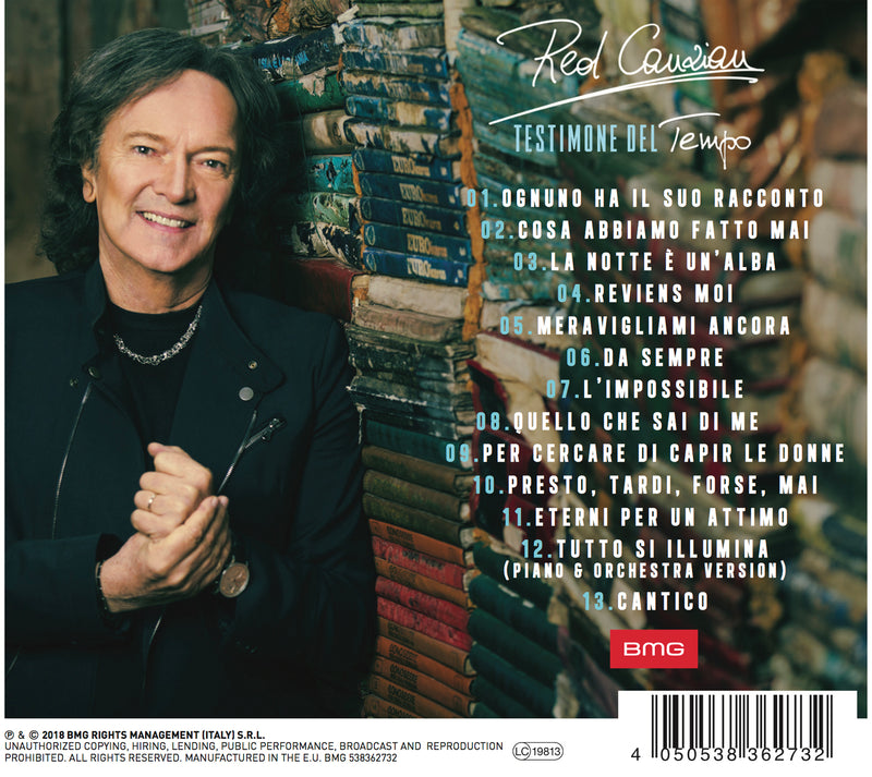 Canzian Red - Testimone Del Tempo (Sanremo 2018) Cd 4050538362732