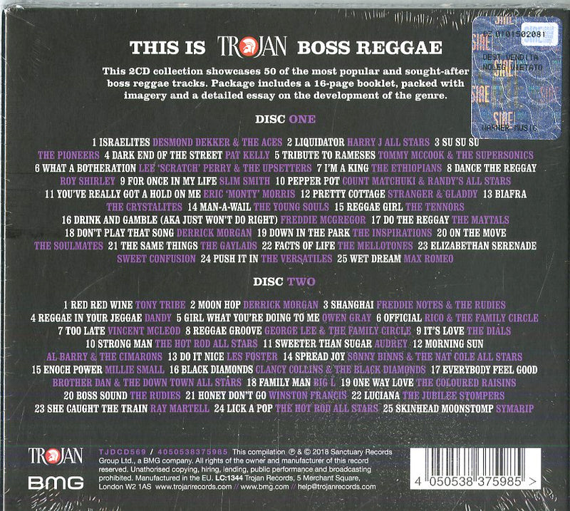 Compilation - This Is Trojan Boss Reggae Cd 4050538375985