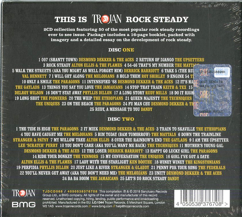 Compilation - This Is Trojan Rock Steady Cd 4050538376708