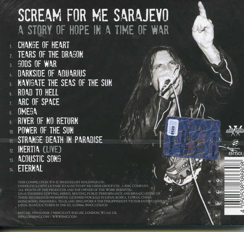 Dickinson Bruce - Scream For Me Sarajevo Cd 4050538386608
