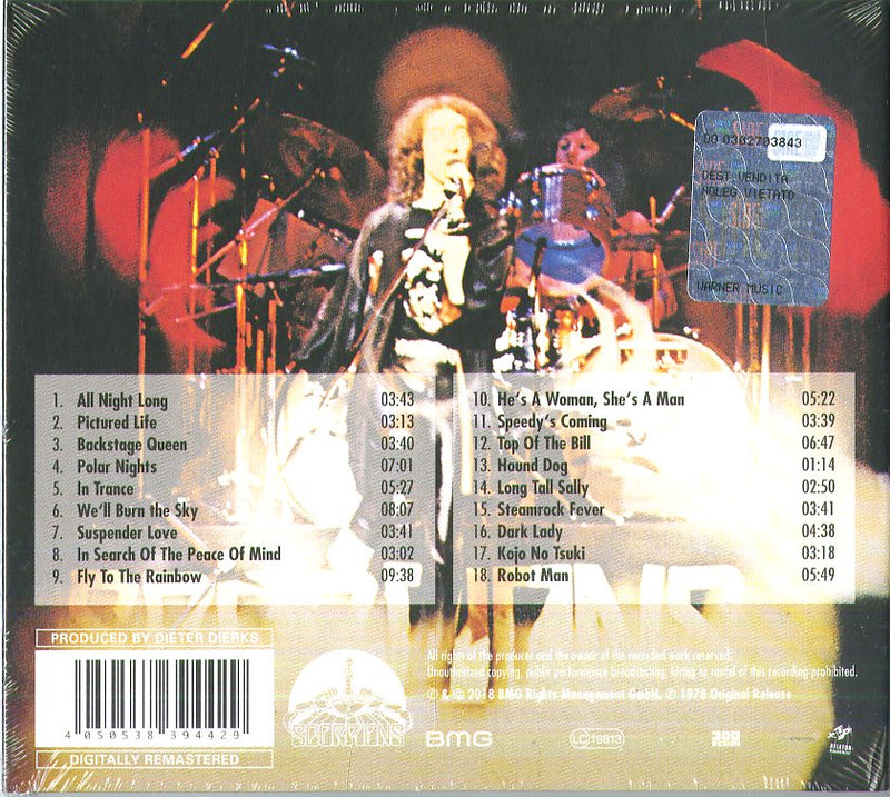 Scorpions - Tokyo Tapes Live CD 4050538394429