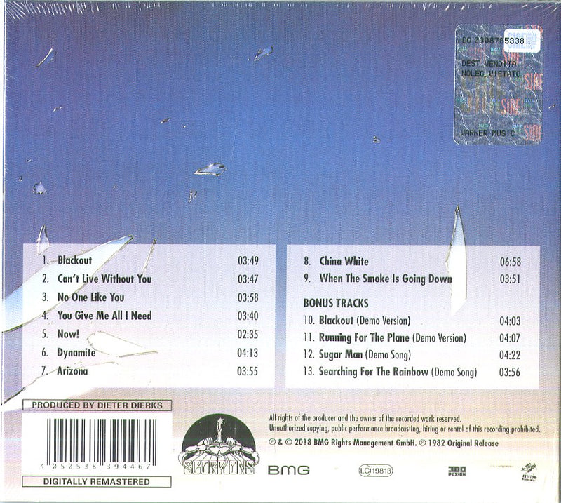 Scorpions - Blackout CD 4050538394467