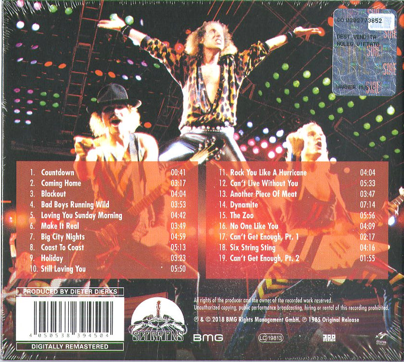 Scorpions - World Wide Live Cd 4050538394504