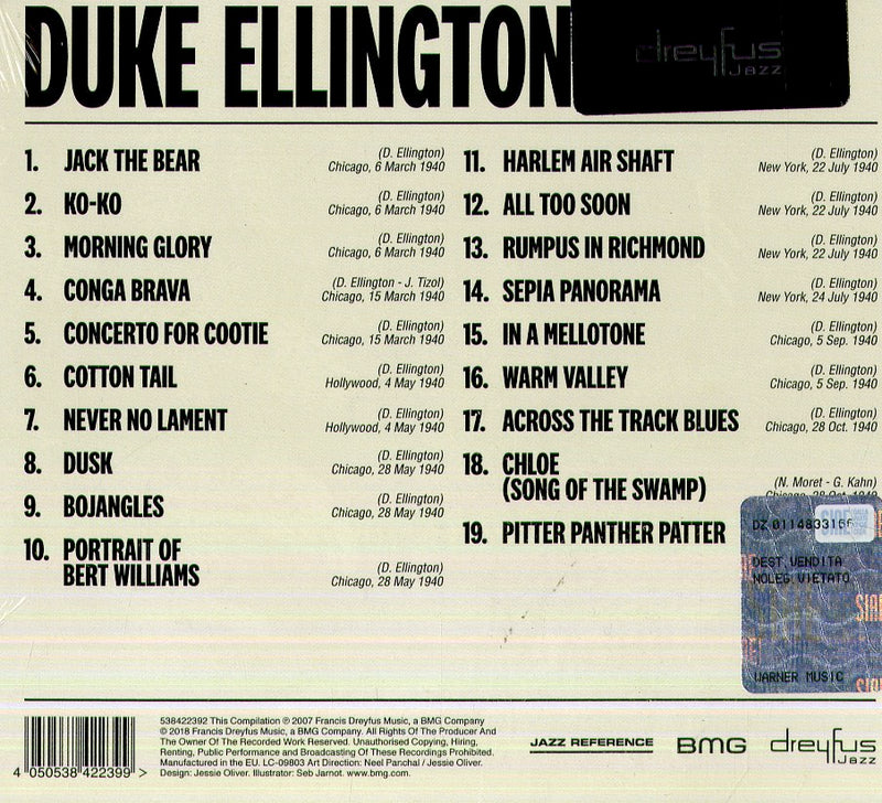 Ellington Duke - Ko-Ko Cd 4050538422399