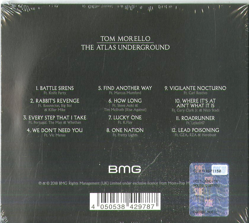 Morello Tom - The Atlas Underground (Digipack) Cd 4050538429787