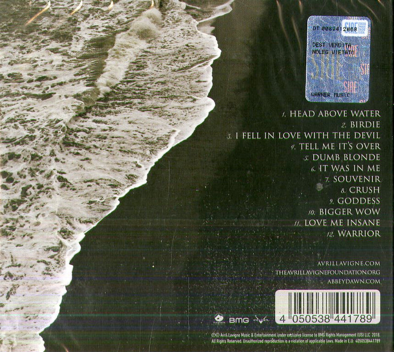 Lavigne Avril - Head Above Water Cd 4050538441789