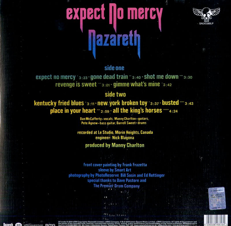 Nazareth - Expect No Mercy (Remaster) Lp 4050538466164