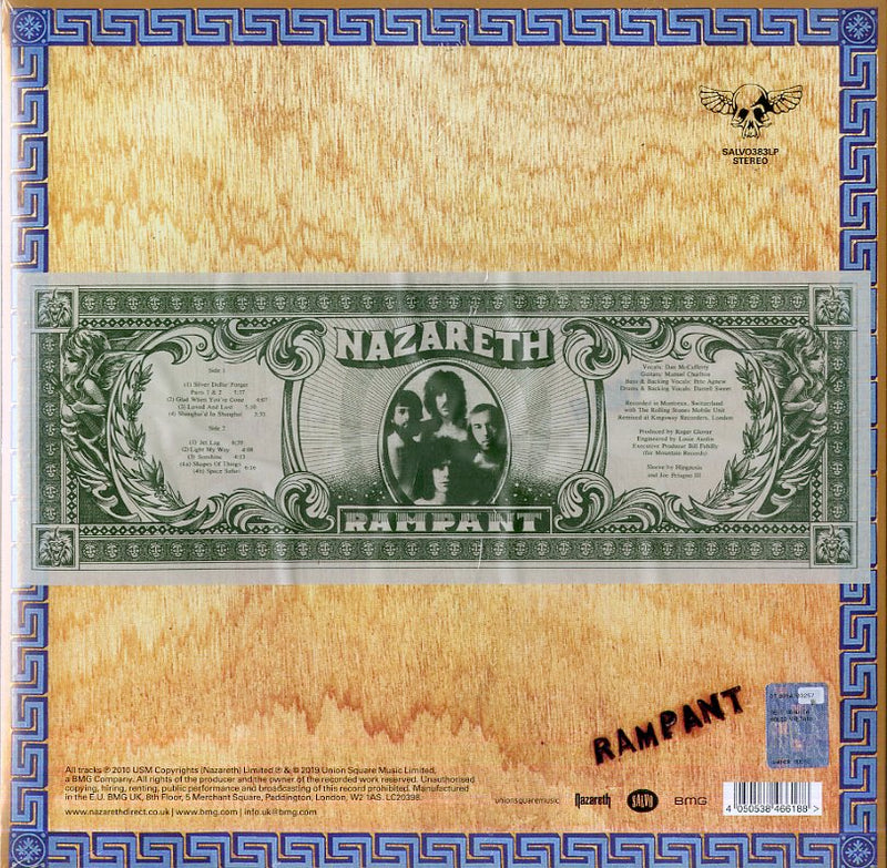 Nazareth - Rampant (Remaster) Lp 4050538466188