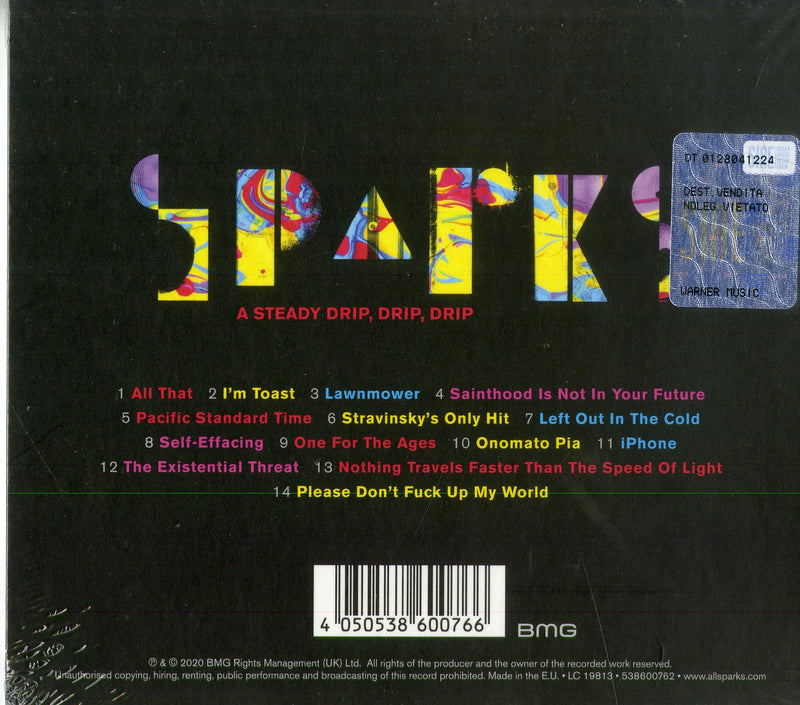 Sparks - A Steady Drip, Drip, Drip Cd 4050538600766