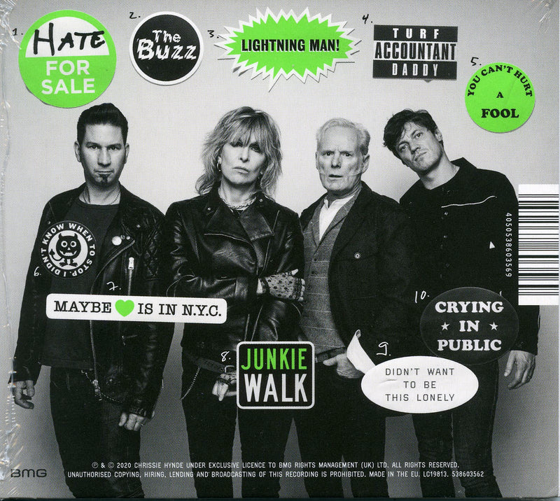 Pretenders - Hate For Sale Cd 4050538603569