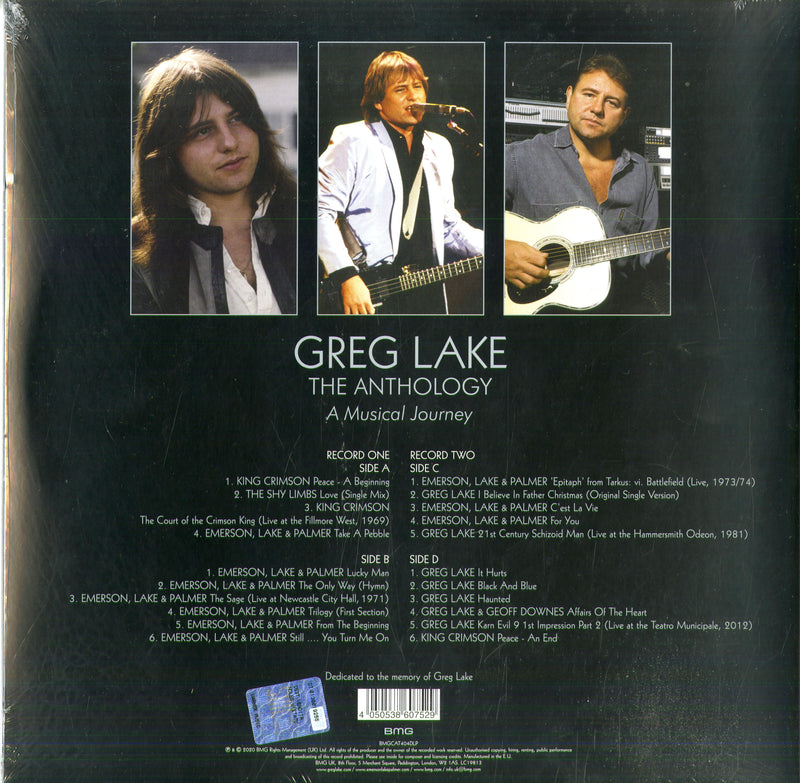 Lake Greg - The Anthology: A Musical Journey (2 Lp + Booklet 60 Pagine) Lp 4050538607529