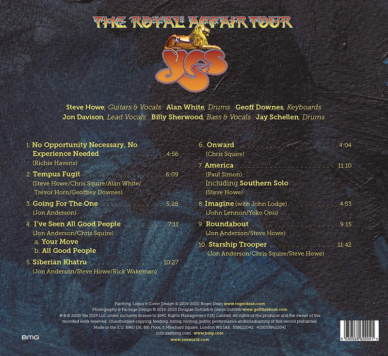 Yes - The Royal Affair Tour (Live From Las Vegas) Cd 4050538622041