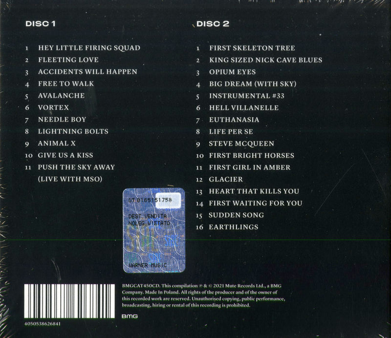 Cave Nick & The Bad Seeds - B-Sides & Rarities Part Ii Cd 4050538626841