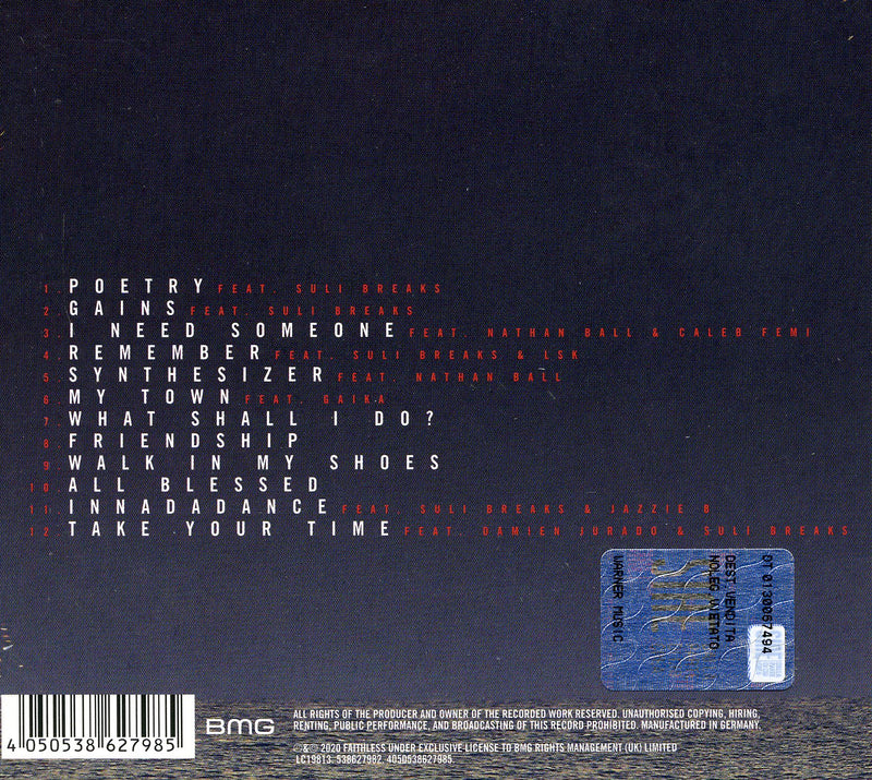 Faithless - All Blessed Cd 4050538627985