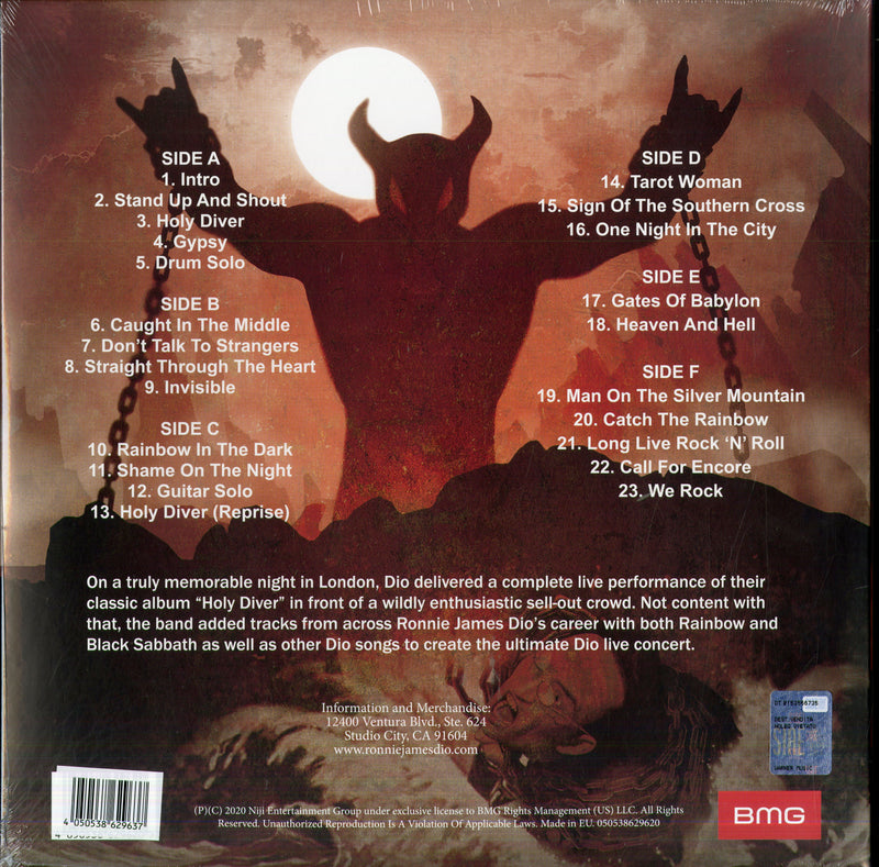 Dio - Holy Diver Live Lp 4050538629637