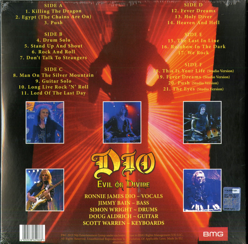 Dio - Evil Or Divine Live In New York City (Lenticular Edition) Lp 4050538629668
