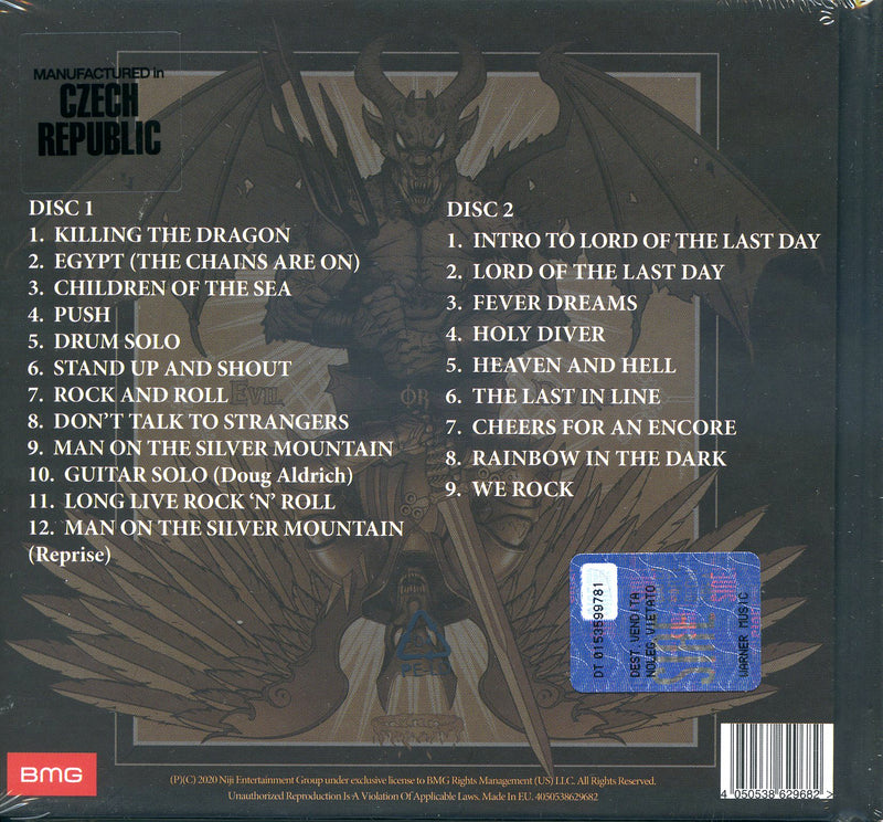 Dio - Evil Or Divine Live In New York Cd 4050538629682
