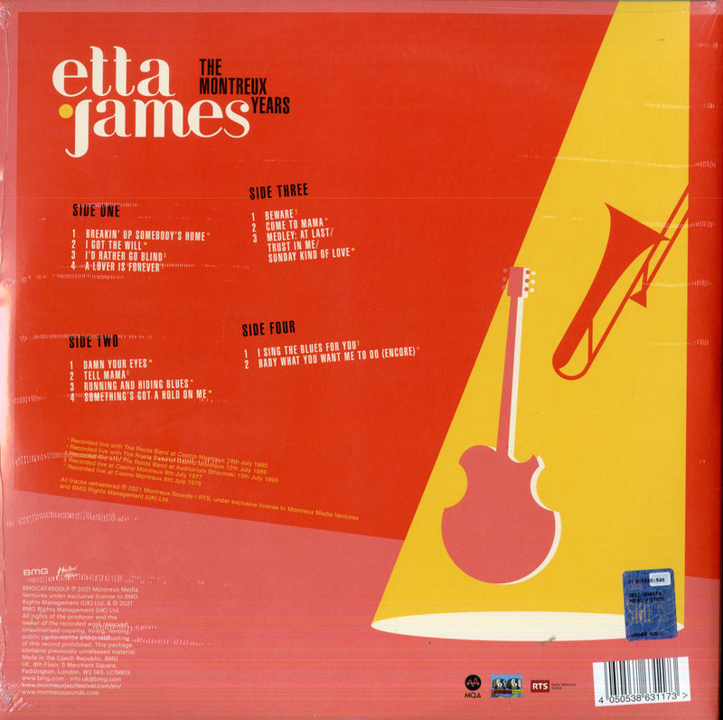 James Etta - The Montreux Years Lp 4050538631173