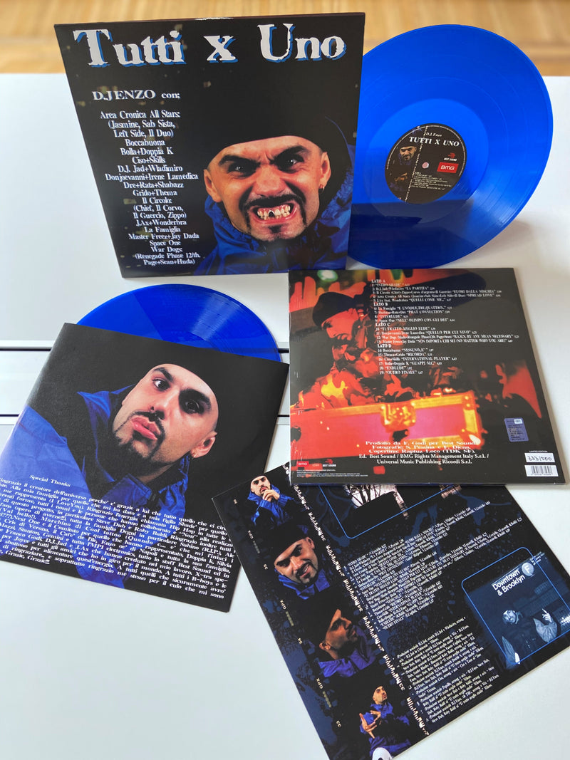 Dj Enzo - Tutti Per Uno (180 Gr. Vinyl Blue Transparent Numbered Limited Edt.) Lp 4050538635898