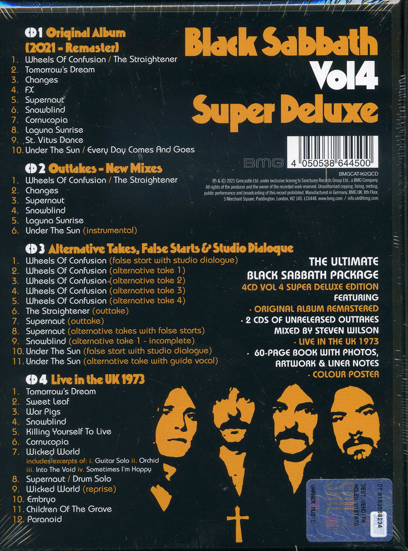 Black Sabbath - Vol.4 Cd 4050538644500