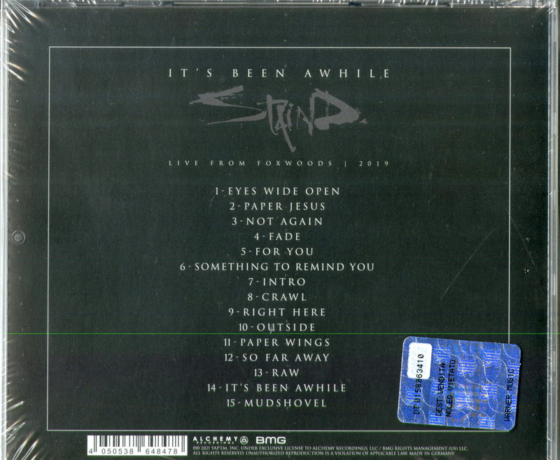 Staind - Live It'S Been Awhile Cd 4050538648478