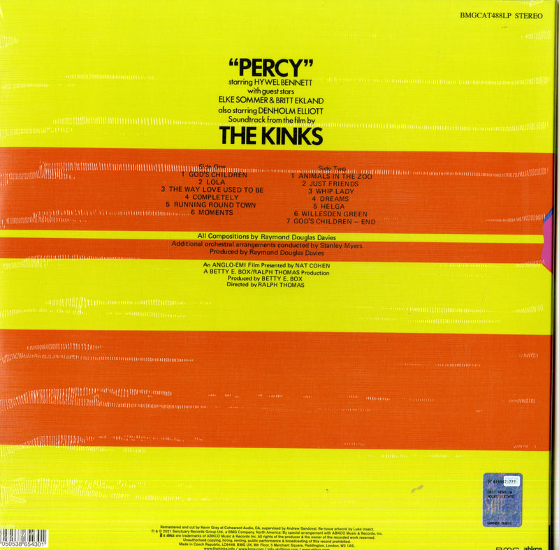 Kinks The - Percy (Rsd 21) Lp 4050538654301