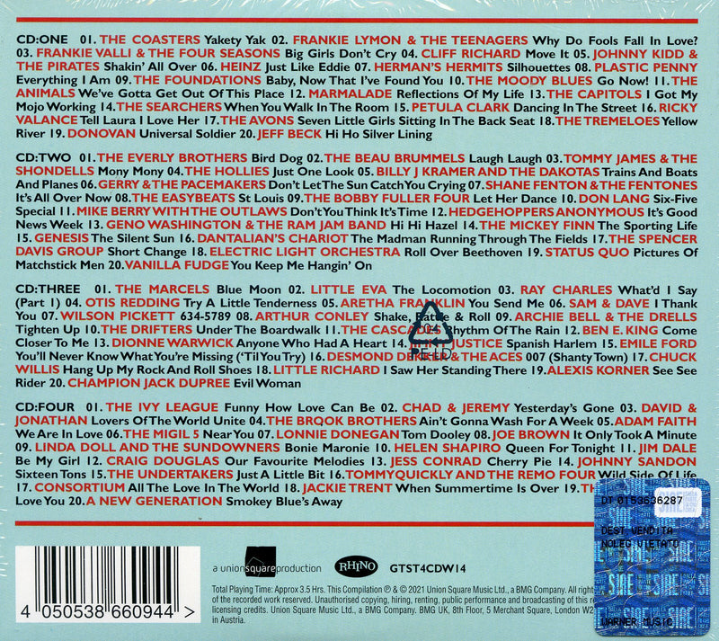 Compilation - Greatest Ever Jukebox Legends (Box 4 Cd) Cd 4050538660944