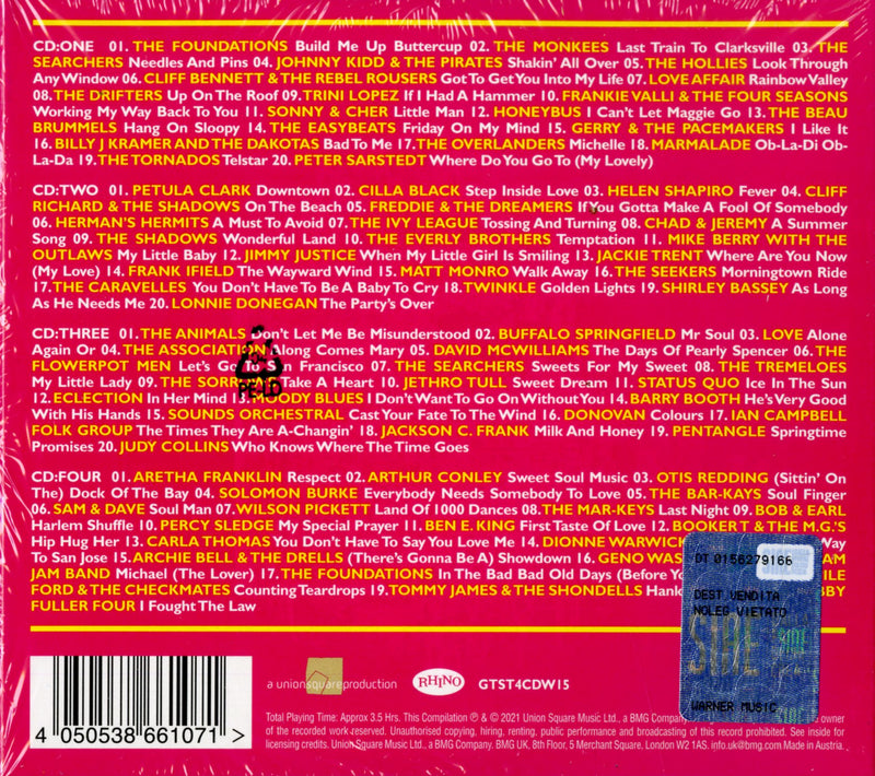 Compilation - Greatest Ever Decade The 60'S (Box 4 Cd) Cd 4050538661071