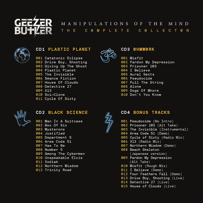 Butler Geezer - Manipulations Of The Mind The Complete Collection (Box 4 Cd) Cd 4050538673951