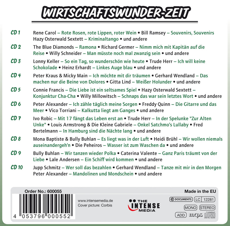 Compilation - Wirtschaftswunderhits Cd 4053796000552