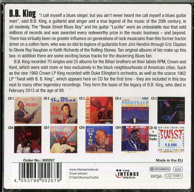 King B.B. - Milestones Of A Blues Legend (Box 10 Cd) CD 4053796002679