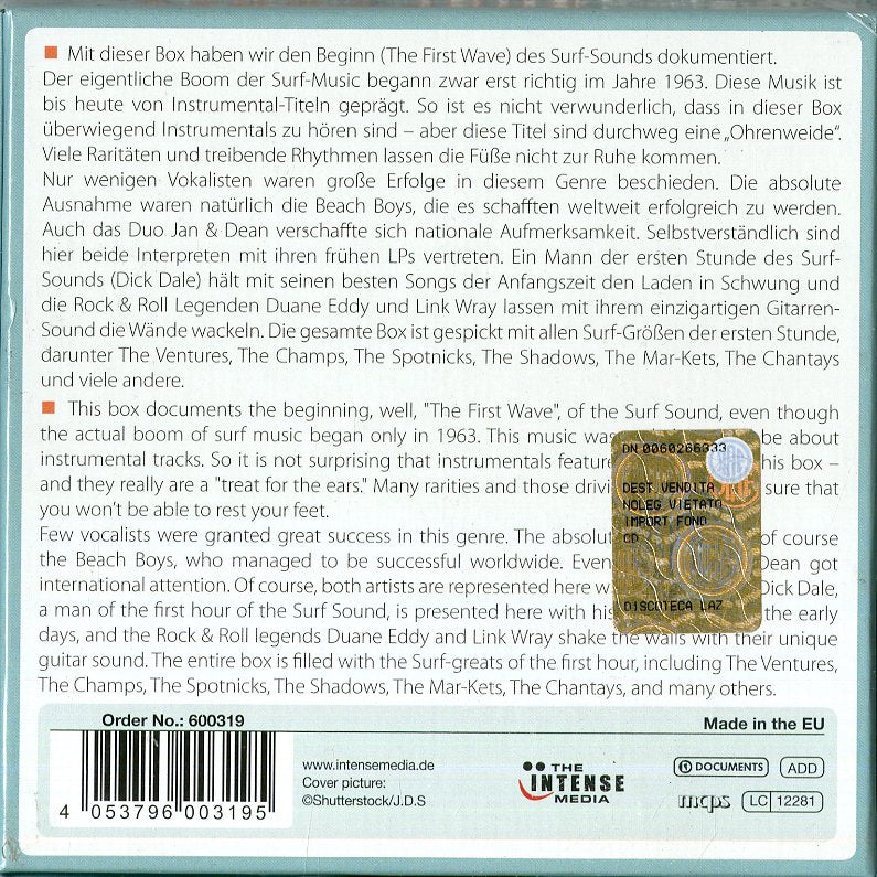 Compilation - Surf Beach Party - The First Wave Cd 4053796003195