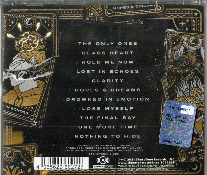 Caskets - Lost Souls Cd 4065629602727