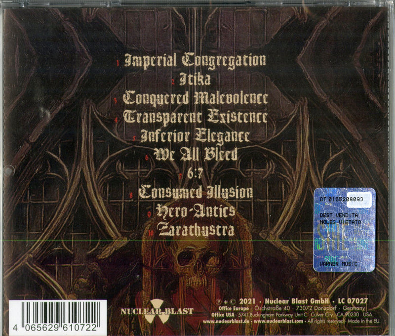Blood Red Throne - Imperial Congregation Cd 4065629610722
