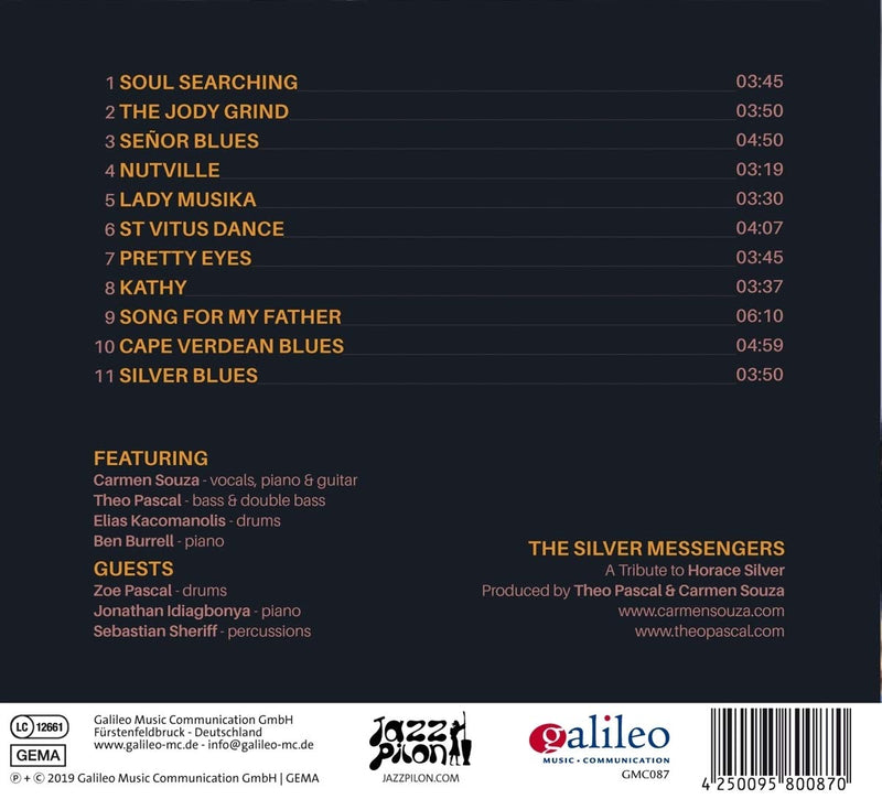 Souza Carmen - The Silver Messengers Cd 4250095800870