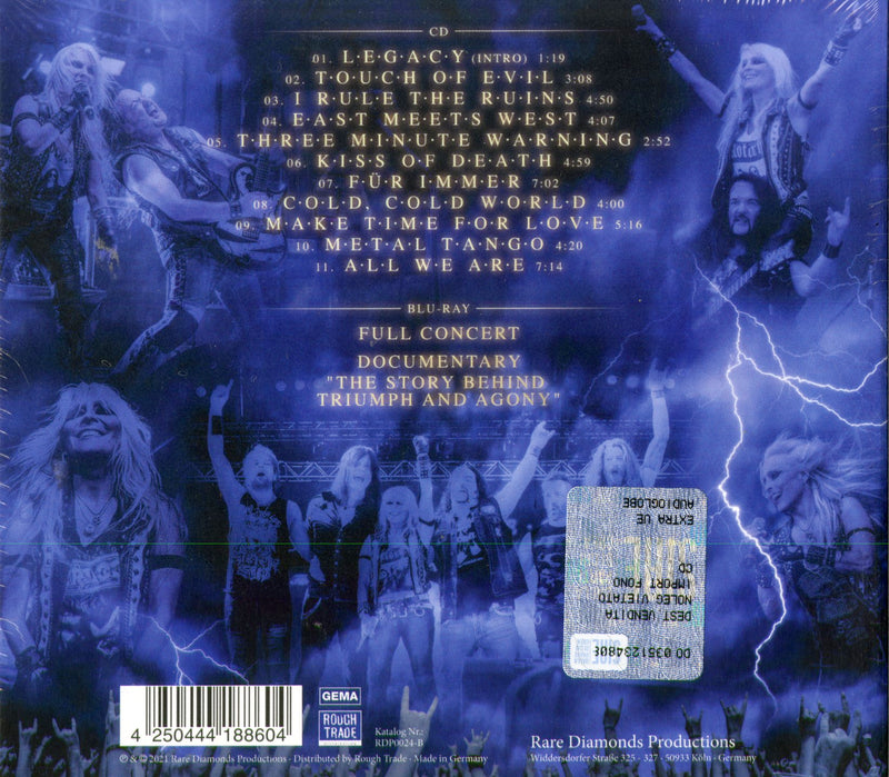 Doro - Warlock - Triumph And Agony Live (Cd + B.Ray) Cd 4250444188604