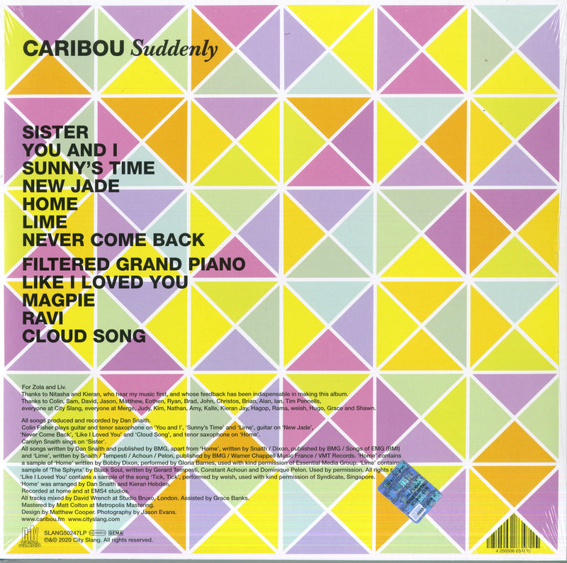 Caribou - Suddenly Lp 4250506834715