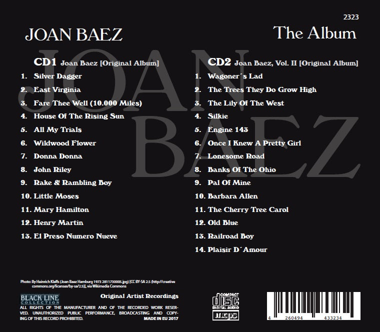 Baez Joan - The Album Cd 4260494433234