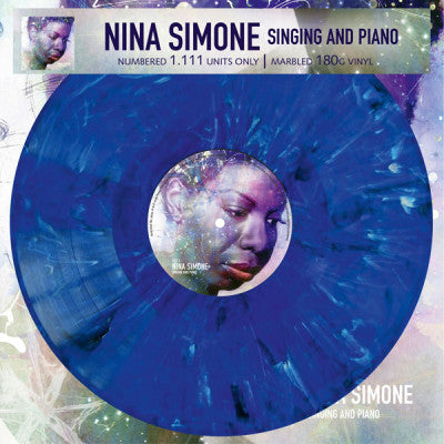 Simone Nina - Singing And Piano (180 Gr. Vinyl Blue Marbled Limited Edt.) Lp 4260494436099