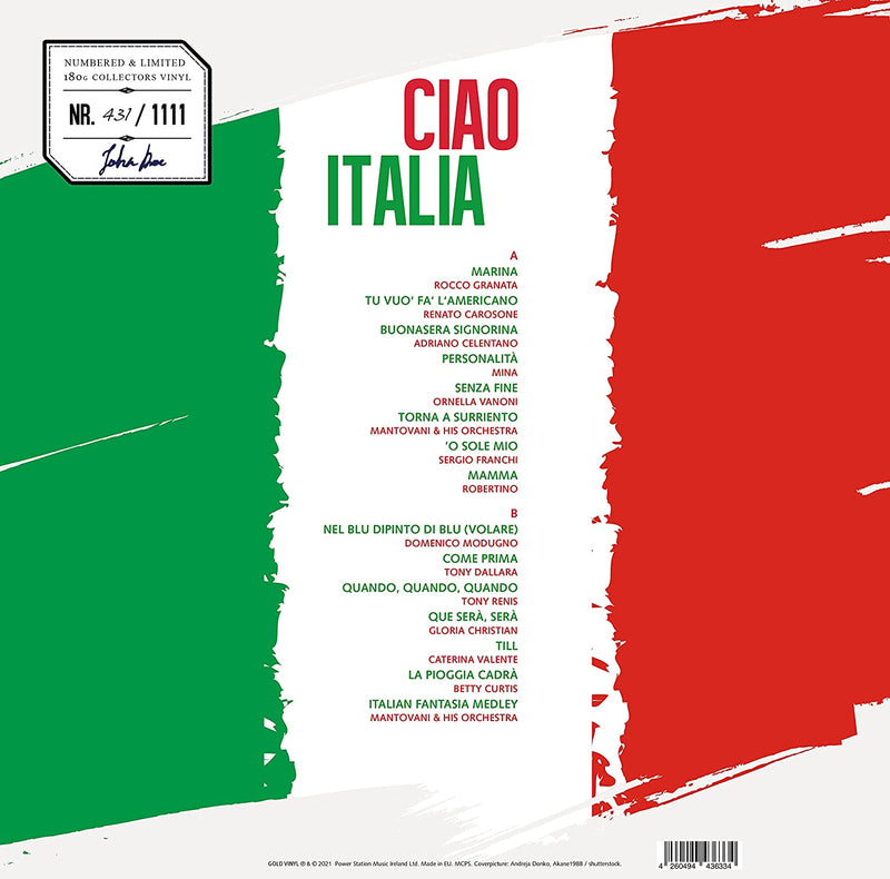 Compilation - Ciao Italia Lp 4260494436334