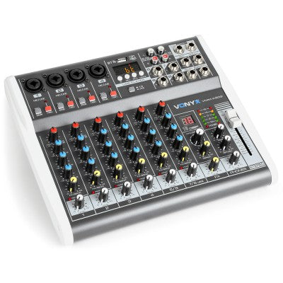 Music Mixer 8Ch/BT/Echo/USB Rec.