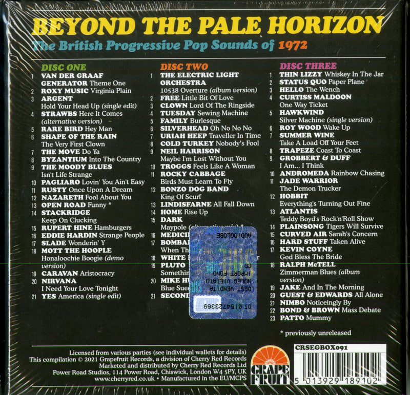 Compilation - Beyond The Pale Horizon Cd 5013929189102