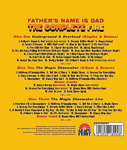 Fire - Father'S Name Is Dad Cd 5013929189928